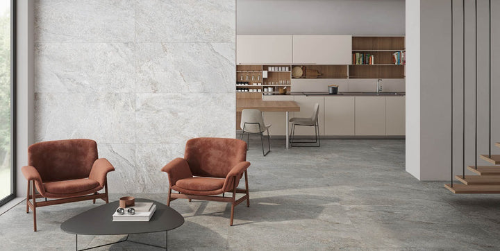 Ardesia White Matt 60x120 CM Klinker - KakelExpress