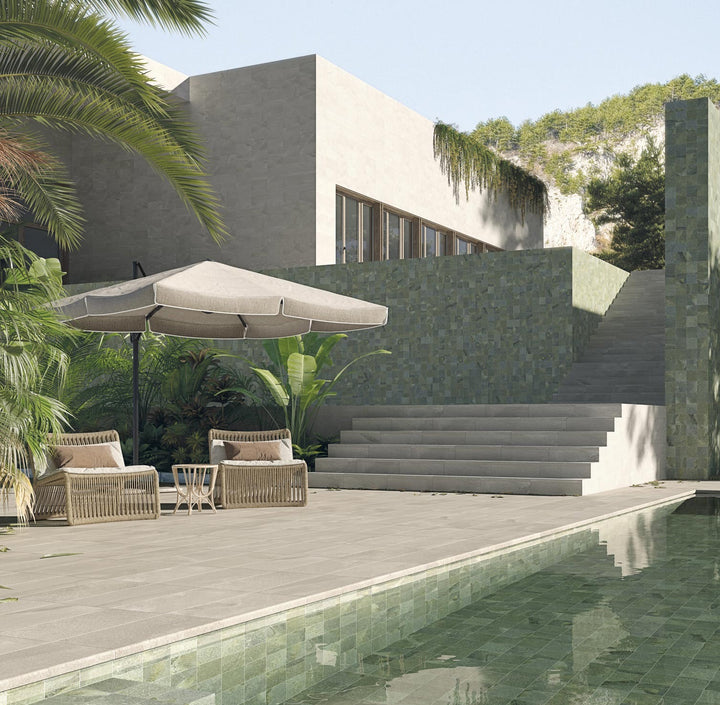 Kinnekulle Kalk Ljusgrå Matt Rect. 59,3x59,3 CM Klinker - KakelExpress