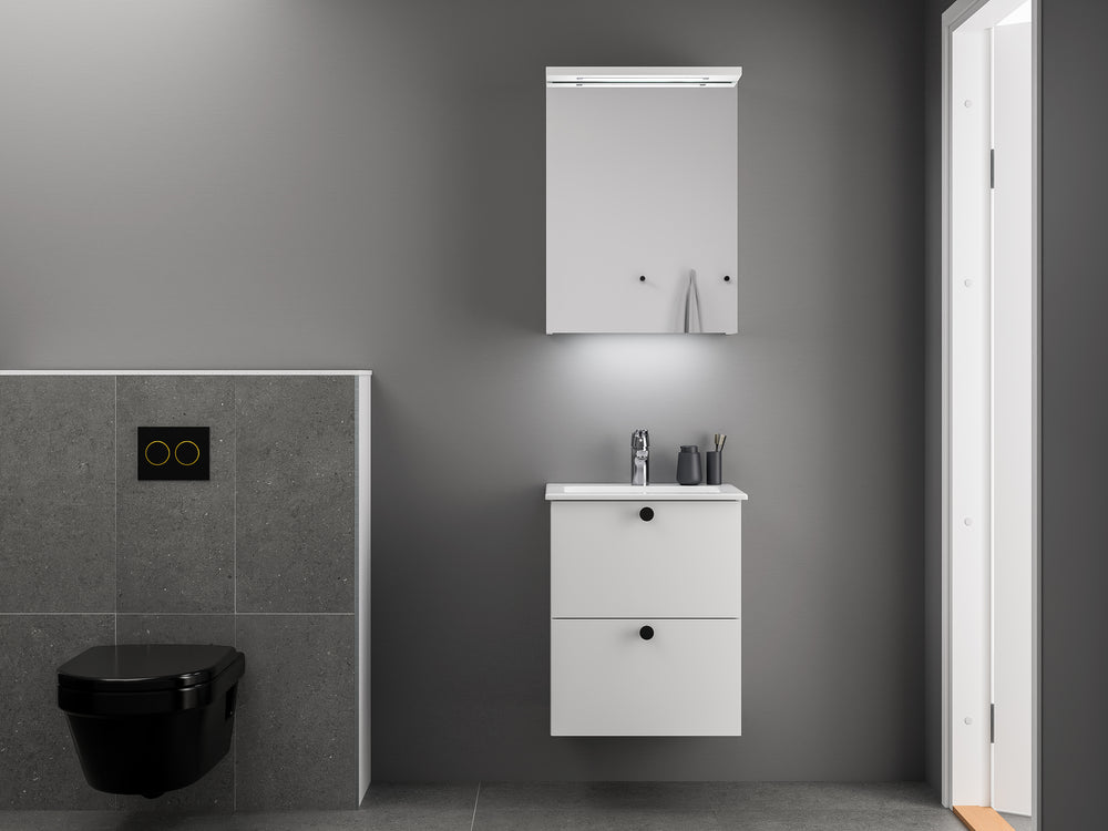 Astra 50 CM med spegelskåp - KakelExpress