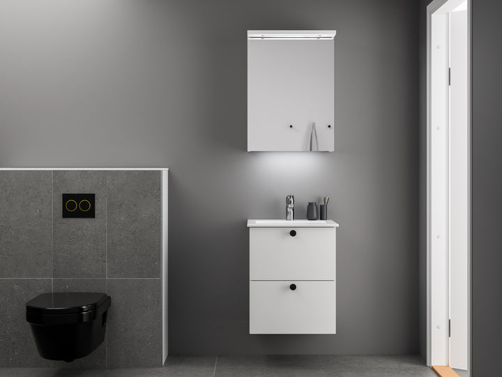 Astra 50 CM med spegelskåp - KakelExpress