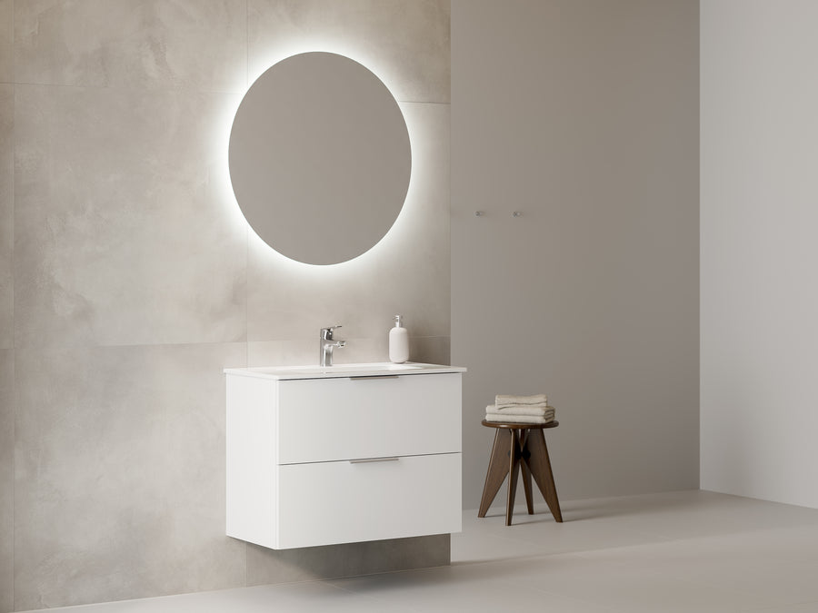 Astra 80 CM med LED-spegel - KakelExpress