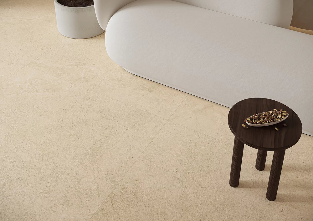 Aura Beige 60x60 CM Uteklinker (18MM i tjocklek) - KakelExpress
