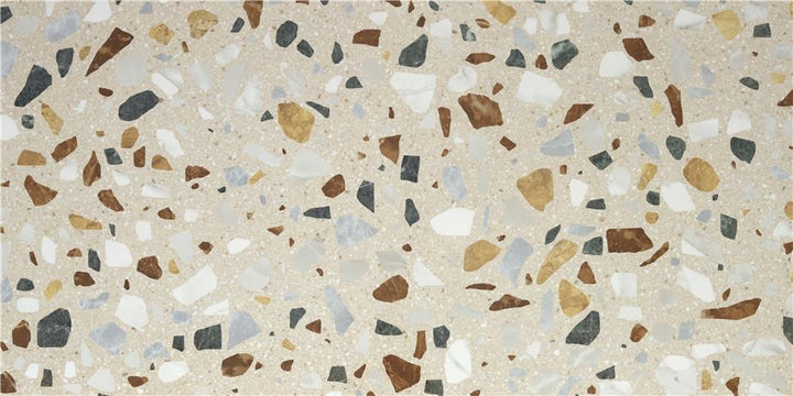 Terrazzo XL Beige Matt Rect. 60X120 CM Klinker - KakelExpress