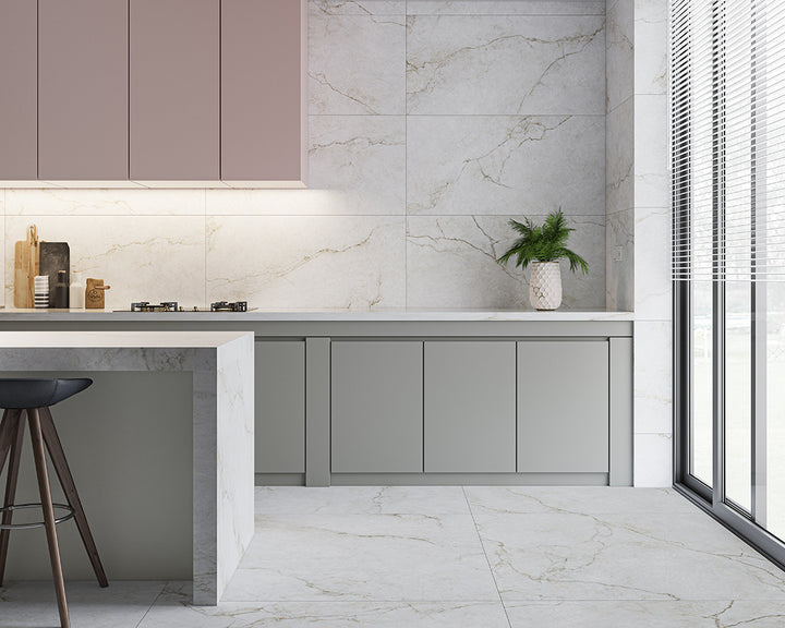 Calacatta Gold Matt Rect. 60x60 CM Klinker - KakelExpress