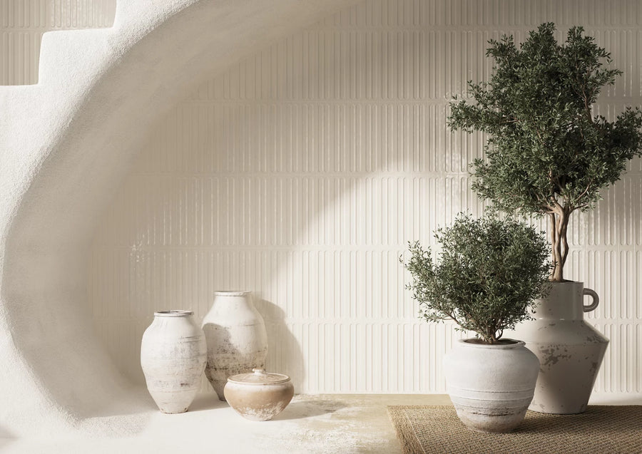 Toscana Double White 6,5x29,8 CM Kakel - KakelExpress