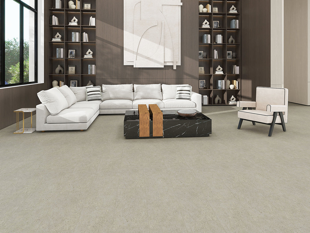 Softstep Kalksten Ljusgrå Vinylgolv - KakelExpress