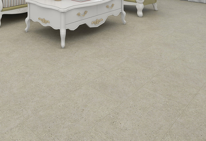 Softstep Kalksten Ljusgrå Vinylgolv - KakelExpress