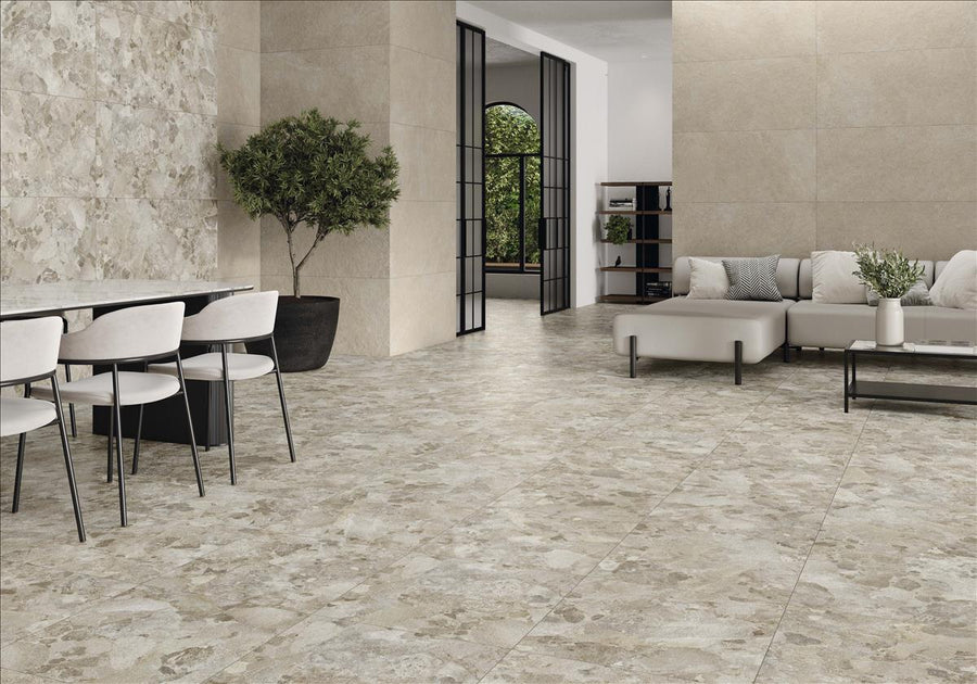 Rocca Natural Matt Rect. 60x60 CM Klinker - KakelExpress