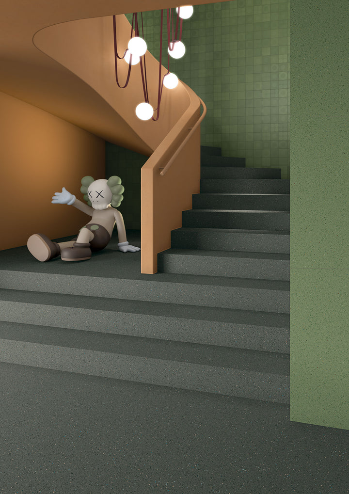 Micra Terrazzo Grafit Matt Rect. 60x60 CM Klinker - KakelExpress