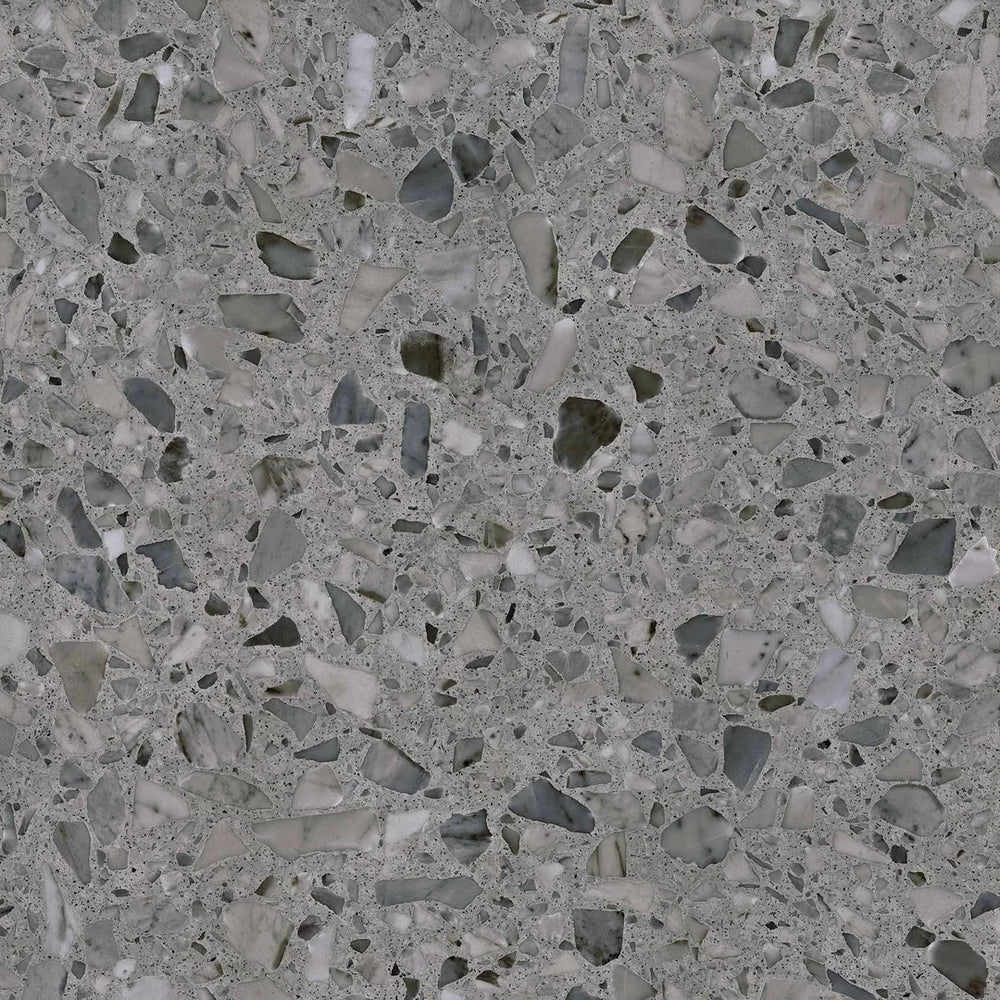 Terrazzo Grafit Matt Rect. 60x60 CM Klinker - KakelExpress