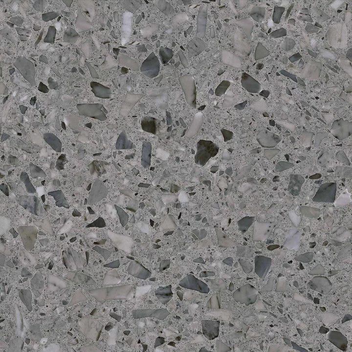 Terrazzo Grafit Matt Rect. 60x60 CM Klinker - KakelExpress