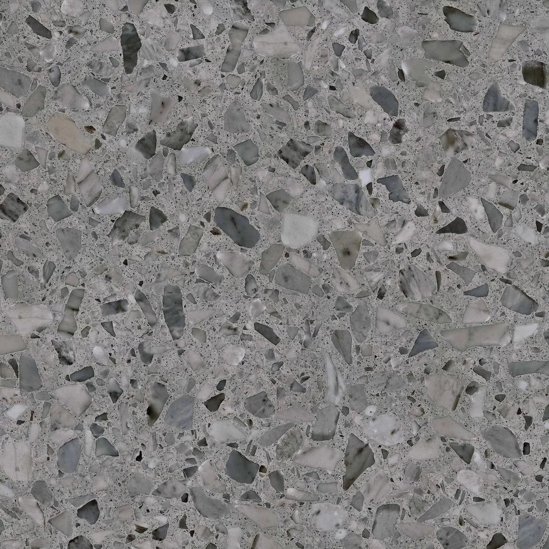 Terrazzo Grafit Matt Rect. 60x60 CM Klinker - KakelExpress