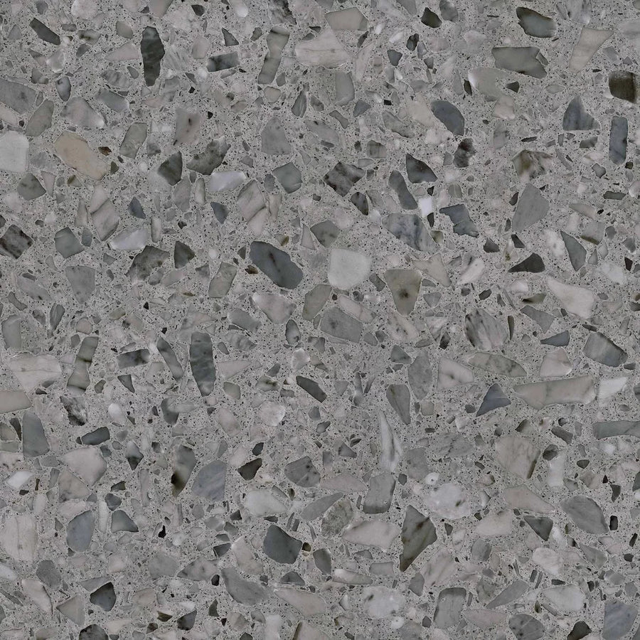 Terrazzo Grafit Matt Rect. 60x60 CM Klinker - KakelExpress