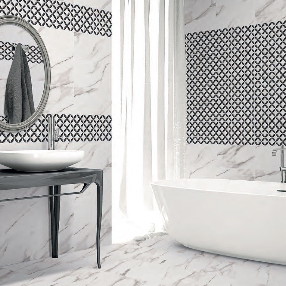 Anthea Blanco 25x50 CM Kakel - KakelExpress