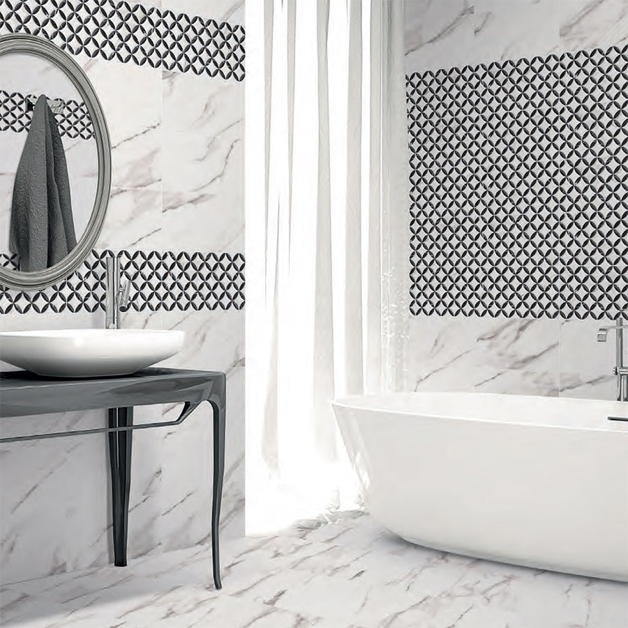 Anthea Blanco 25x50 CM Kakel - KakelExpress