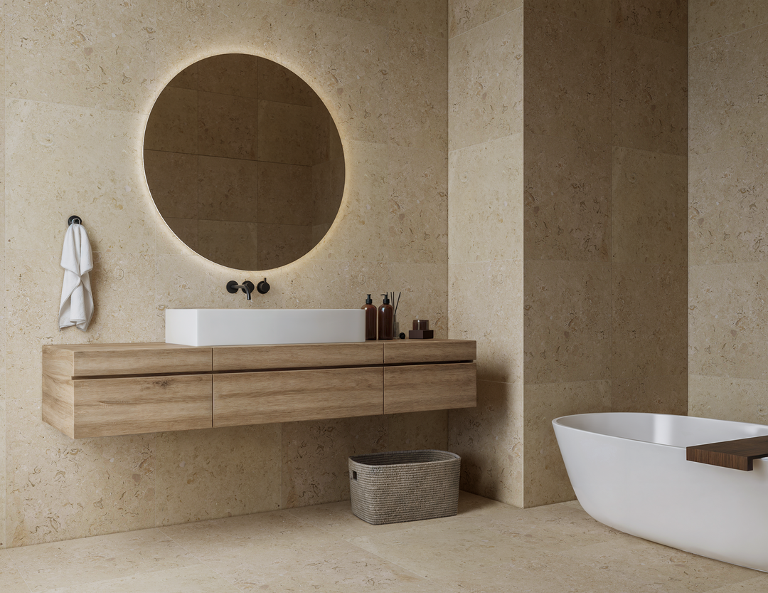 Varuprov Aspö Kalk Ivory Matt Rect. Klinker - KakelExpress