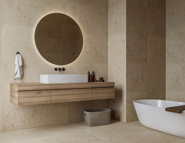 Varuprov Aspö Kalk Ivory Matt Rect. Klinker - KakelExpress