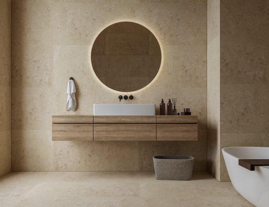 Varuprov Aspö Kalk Ivory Matt Rect. Klinker - KakelExpress