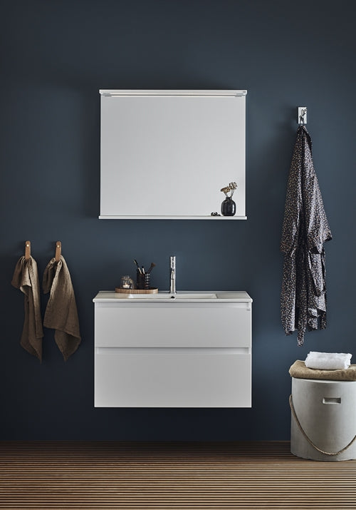 Tvättställsskåp Style 900 Vit matt med tvättställ Hafa - KakelExpress