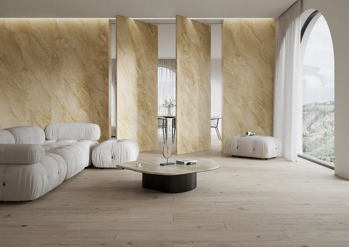 Madrid Marble Beige Rect. 60x60 CM Klinker - KakelExpress