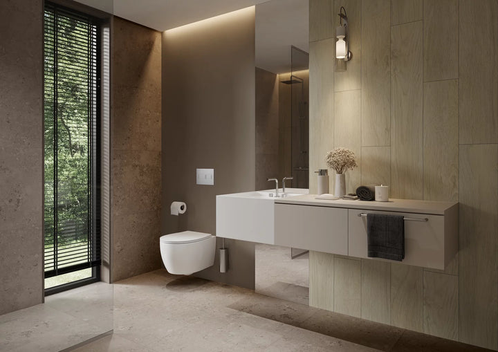 Borgholm Kalksten Taupe Matt Rect. 60x60 CM Klinker - KakelExpress