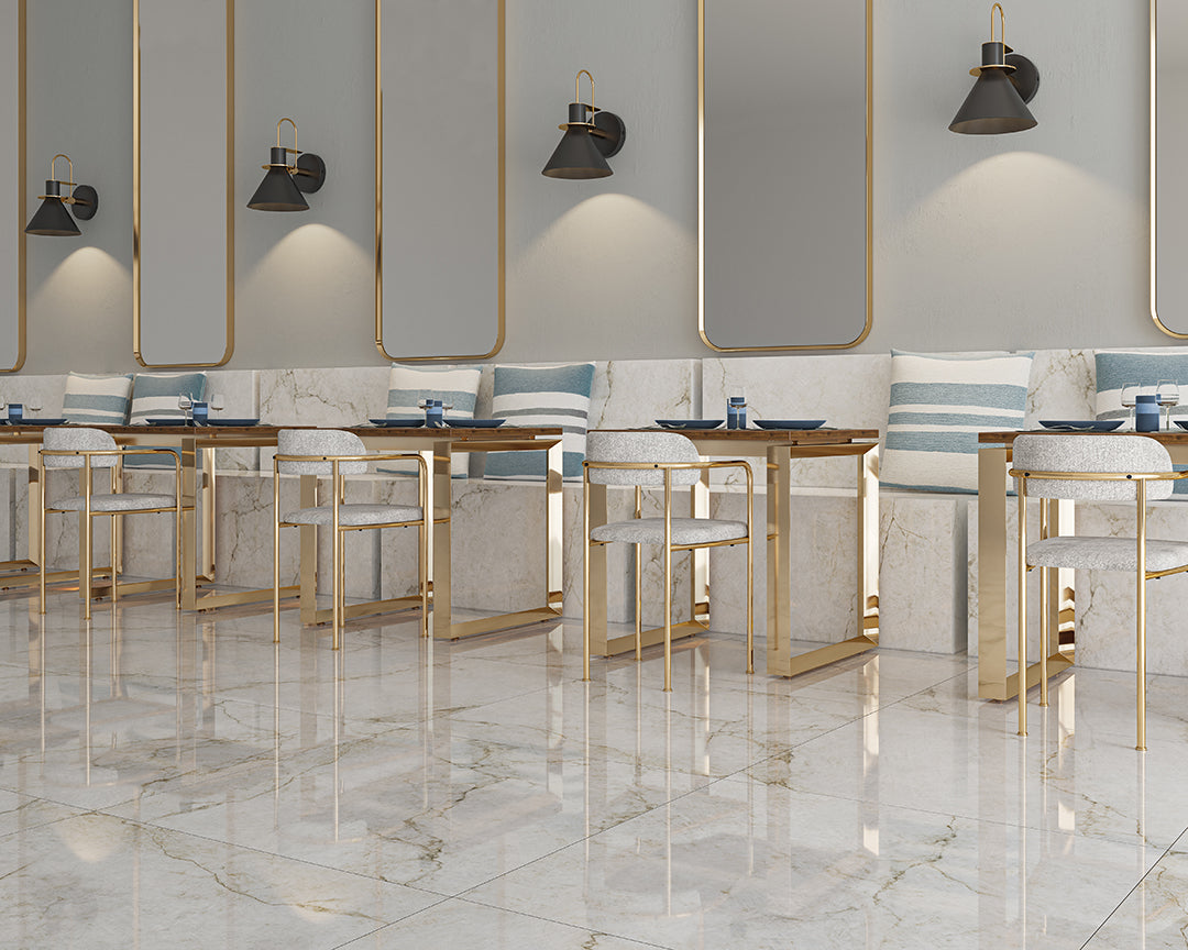 Calacatta Gold Blank Rect. 60x60 CM Klinker - KakelExpress