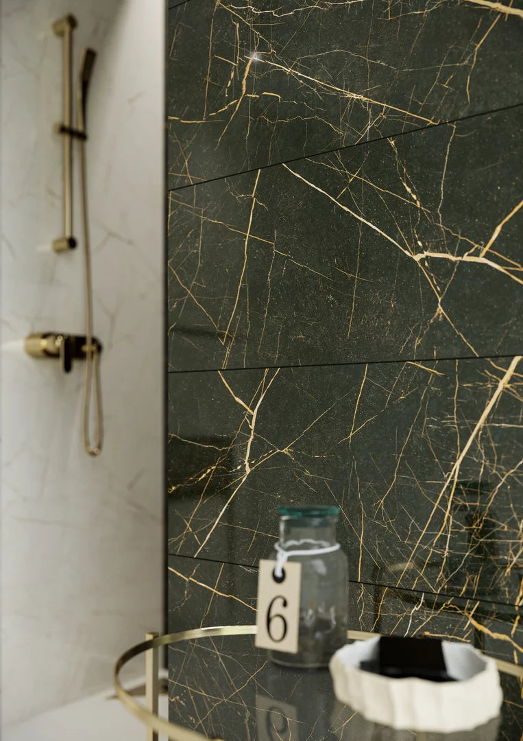 Royal Marble Black 30x60 CM Kakel - KakelExpress