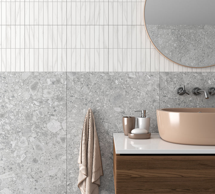 Ceppo Stone Silver 60x60 CM Rect. Matt Klinker - KakelExpress