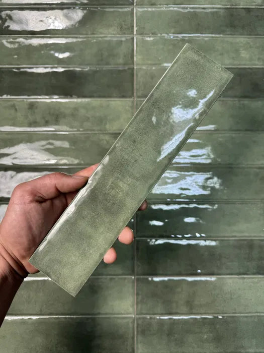 Monaco Green 6.5x30 CM Kakel - KakelExpress