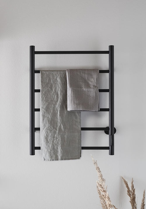 Handdukstork HOME 530x680 Svart Noro - KakelExpress