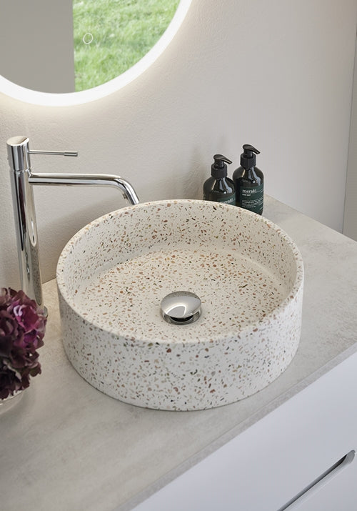 Handfat Circle Terazzo Hafa - KakelExpress