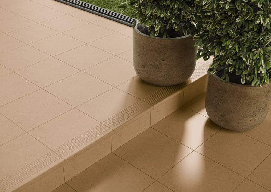 Hanö Kalk Beige Matt 30x30 CM Klinker - KakelExpress