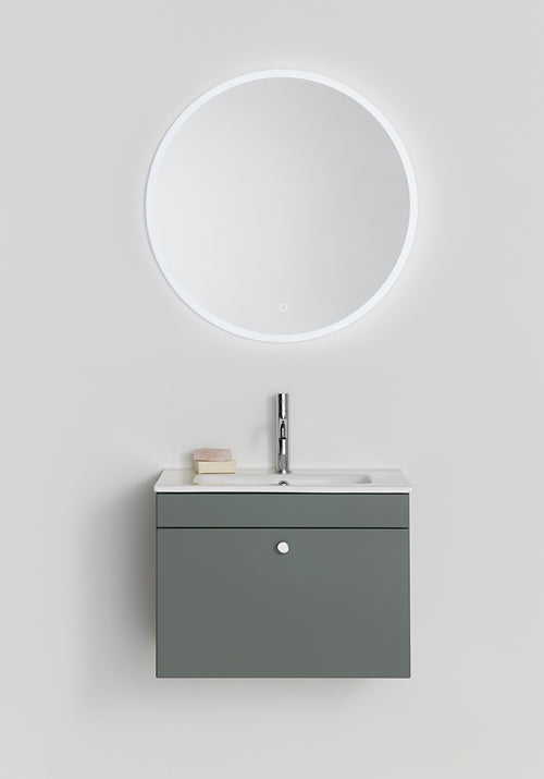 Tvättställsskåp Haze 600 Grön med tvättställ Hafa - KakelExpress