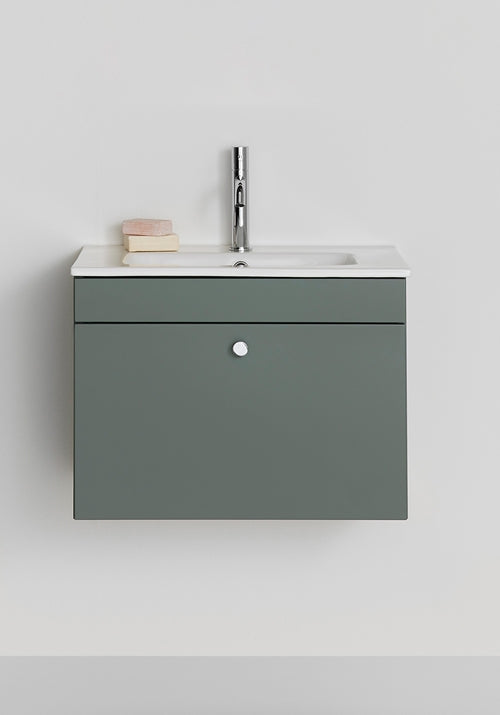 Tvättställsskåp Haze 600 Grön med tvättställ Hafa - KakelExpress