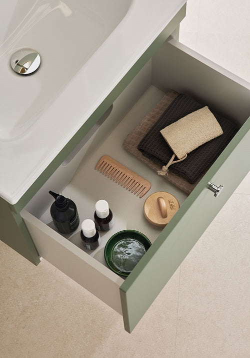 Tvättställsskåp Haze 600 Grön med tvättställ Hafa - KakelExpress