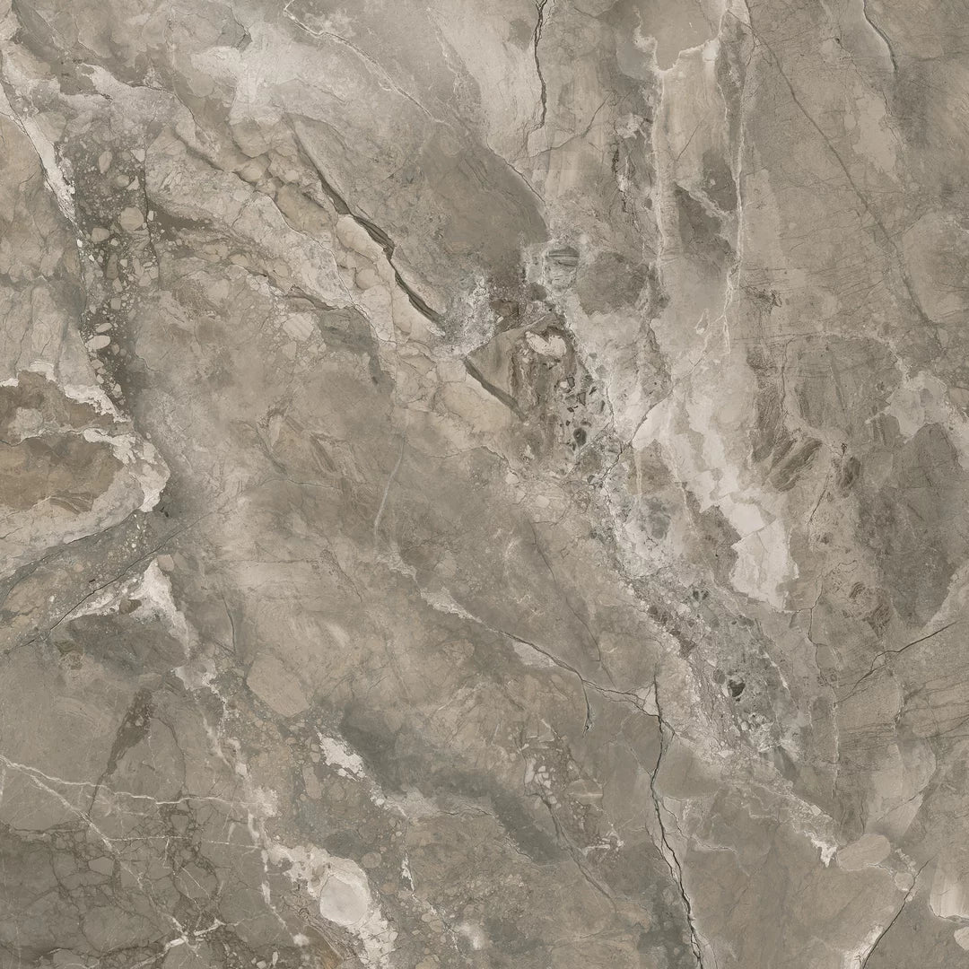 Madrid Marble Taupe Rect. 60x60 CM Klinker - KakelExpress