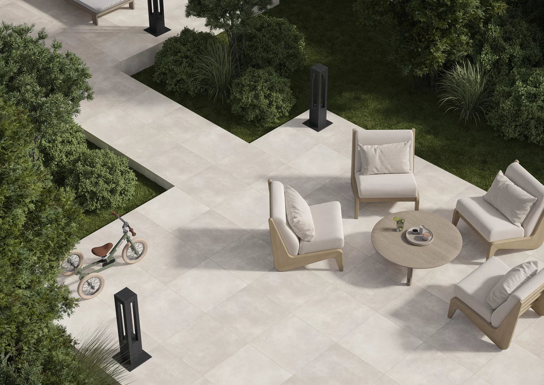 Magnific White 60x60 CM Uteklinker (20MM i tjocklek) - KakelExpress