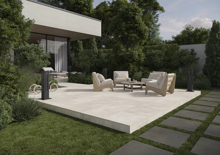 Magnific White 60x60 CM Uteklinker (20MM i tjocklek) - KakelExpress