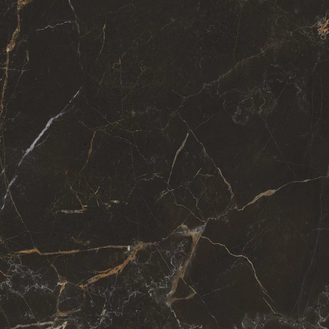 Midnight Marble Black Rect. 60x60 CM Klinker - KakelExpress