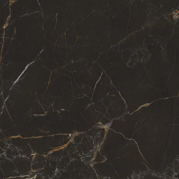 Midnight Marble Black Rect. 60x60 CM Klinker - KakelExpress
