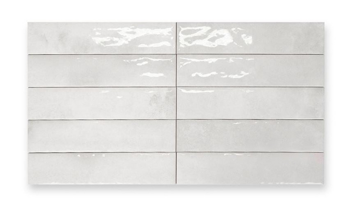 Monaco White Mix 6.5x30 CM Kakel - KakelExpress