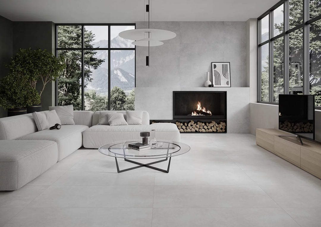 Nordic Light Grey 60x60 CM Rect. Matt Klinker - KakelExpress