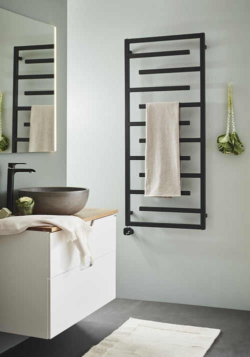 Handdukstork NEO 600x1380 Antracit Noro - KakelExpress