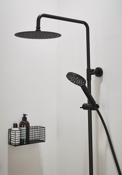 Takdusch Studio Svart CC160 med 300 mm duschhuvud Noro - KakelExpress