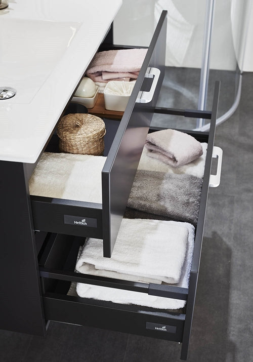 Tvättställsskåp City Antracit 900 med tvättställ Noro - KakelExpress