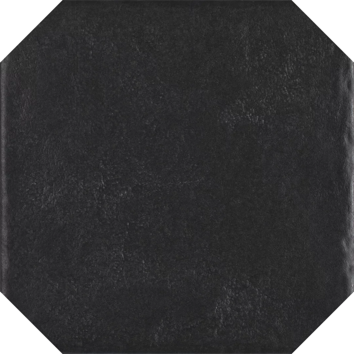 Oktagon Black 20x20 CM Klinker - KakelExpress