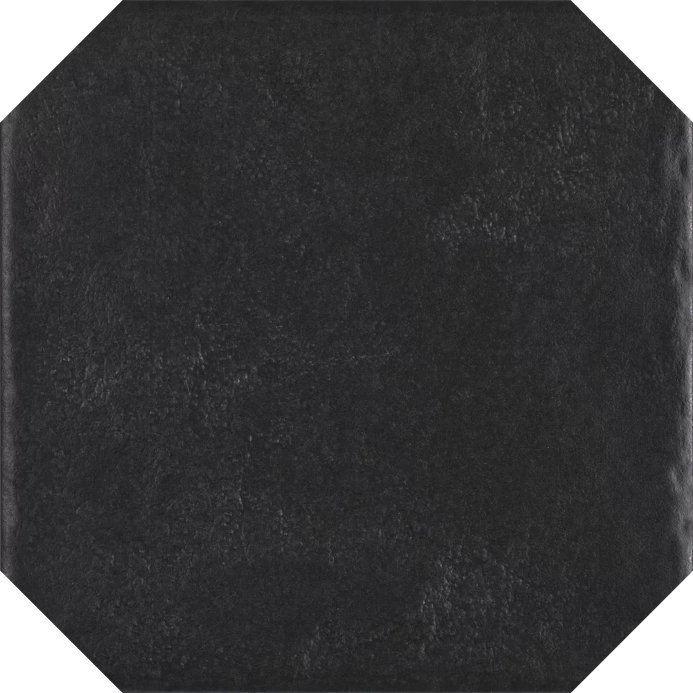 Oktagon Black 20x20 CM Klinker - KakelExpress