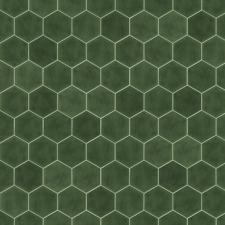 Hexagono Figuli Green 15x17 CM Klinker - KakelExpress