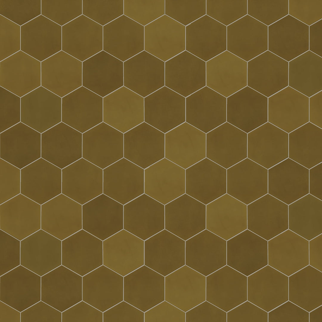 Hexagono Figuli Ocher 15x17 CM Klinker - KakelExpress