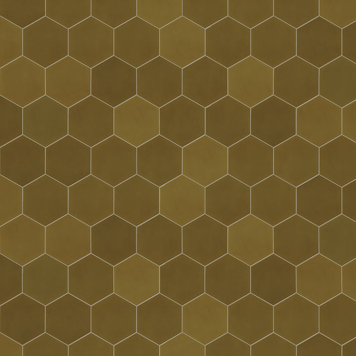 Hexagono Figuli Ocher 15x17 CM Klinker - KakelExpress